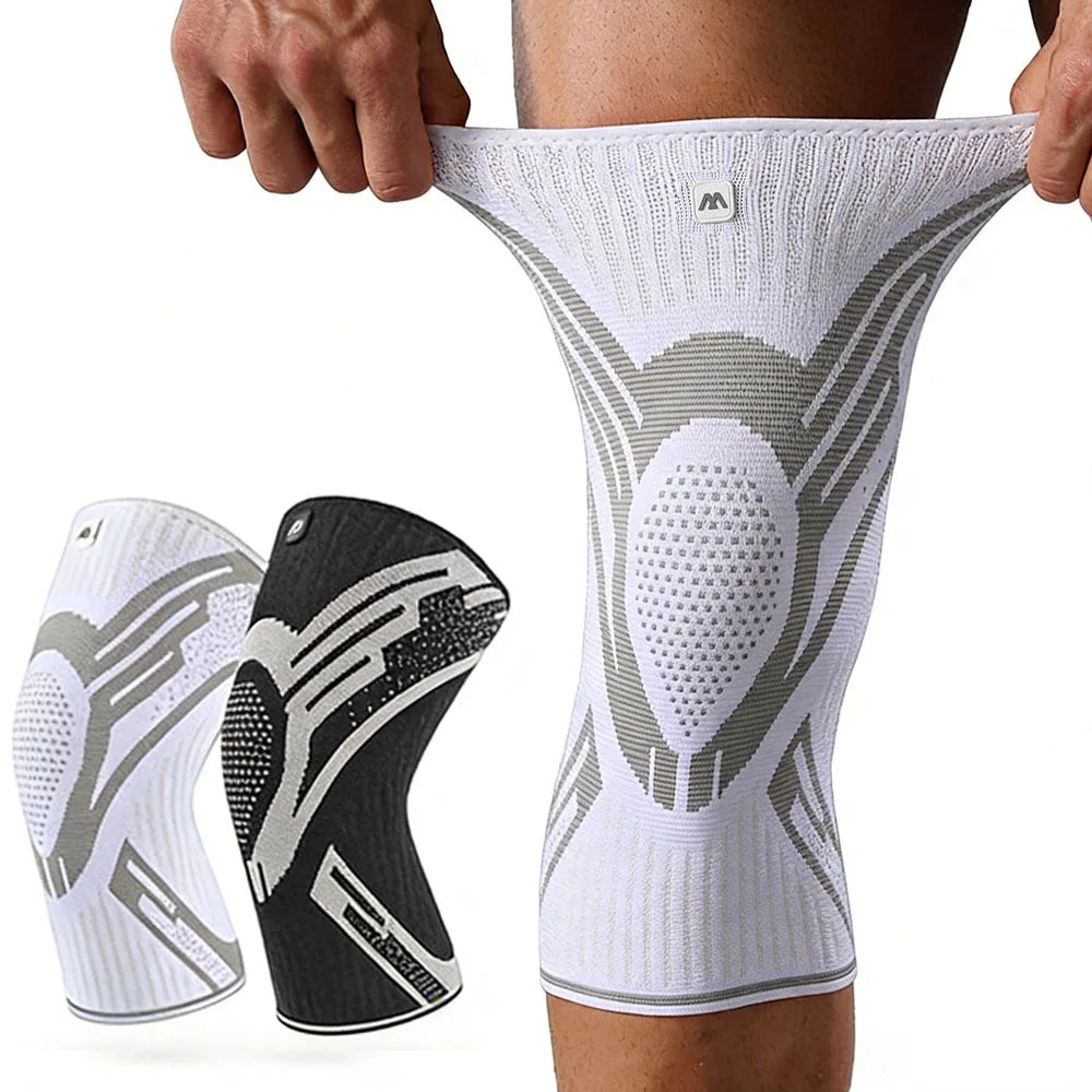 1 Peça de Suporte para Joelho Compressivo, Protetor de Joelho Elástico e Respirável, Protetor para Esportes de Ginástica, Basquete, Voleibol e Corrida