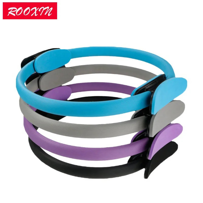 Anel de yoga fitness pilates anel feminino menina exercício resistência em casa elasticidade yoga ginásio treino pilates círculo yoga círculo ﻿