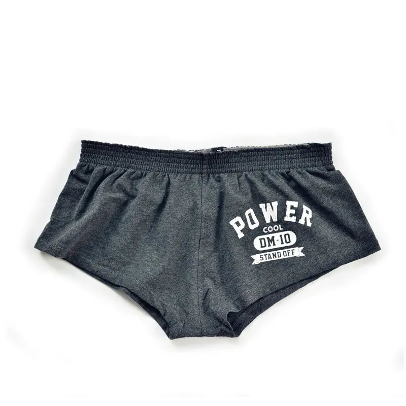 Calções de algodão fitness ginásio para homens correndo curto casa esporte yoga treino treinamento verão respirável solto roupa interior homem boxer d.m