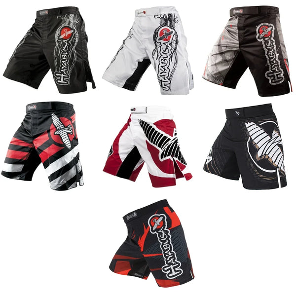 Mma dragão preto águia subtítulos esportes respirável treinamento de boxe mma curto kickboxing bixong shorts curto muay thai boxeo mma