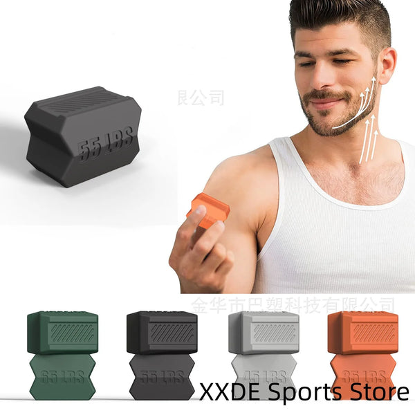 Novo fitness rosto masseter mordida muscular jawliner facial mastigar mandíbula exercício equipamentos de fitness jawline trainer silicone masseter bola